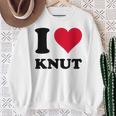 I Love Knut スウェットシャツ 年配の女性への贈り物