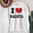 I Love Nagoya 名古屋大好き スウェットシャツ 年配の女性への贈り物