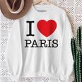 I Love Paris Graphic Novelty & Cool s スウェットシャツ 年配の女性への贈り物