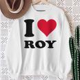 I Love Roy スウェットシャツ 年配の女性への贈り物