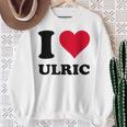 I Love Ulric スウェットシャツ 年配の女性への贈り物