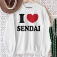 I Loveendai 仙台大好き スウェットシャツ 年配の女性への贈り物