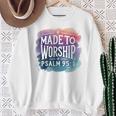 Made To Worship シャツ 礼拝シャツ メンズ & レディース God スウェットシャツ 年配の女性への贈り物