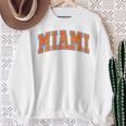Miami Throwback Classic 長袖tシャツ スウェットシャツ 年配の女性への贈り物