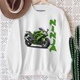 Ninjaオートバイスポーツバイク 長袖tシャツ スウェットシャツ 年配の女性への贈り物