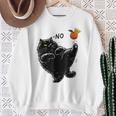 No Kings In America Black Cat Sweatshirt Gifts for Old Women