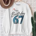 Perfectweet Xmas 67Th Bling Bling Birthday メンズ レディース スウェットシャツ 年配の女性への贈り物