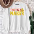 The Pizza Maker Pizza Making スウェットシャツ 年配の女性への贈り物