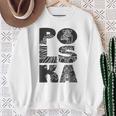 Polska Flag Eagle Polski Pride ポーランドヘリテージデザイン スウェットシャツ 年配の女性への贈り物