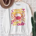 Reject Humanity Evolve To Crab ファニーカニ 長袖tシャツ スウェットシャツ 年配の女性への贈り物