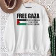 Save Gaza Free Palestine Free Gaza Proud Gaza Palestina スウェットシャツ 年配の女性への贈り物