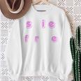 Smile-For-Me 長袖tシャツ スウェットシャツ 年配の女性への贈り物