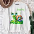 Snailed Itかわいいカタツムリ 長袖tシャツ スウェットシャツ 年配の女性への贈り物