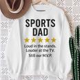 Sports Dad Loud In Thetands MVP 引用 スウェットシャツ 年配の女性への贈り物