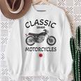 Sr400 ブラックスポーク クラシックバイク モーターサイクリスト オートバイ スウェットシャツ 年配の女性への贈り物