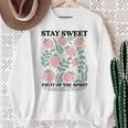 Stayweet Fruit Of Thepirit ストロベリー イエス スウェットシャツ 年配の女性への贈り物
