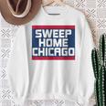 Sweep Home シカゴ野球 サウスサイド チータウン お土産 スウェットシャツ 年配の女性への贈り物