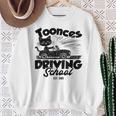 Toonces 自動車教習所 エスト 伝説の運転 猫 面白い スウェットシャツ 年配の女性への贈り物