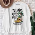 Tropic Like It's Hot パイナップル サマーサングラス ビーチ スウェットシャツ 年配の女性への贈り物
