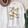 Type Of Cheetahs Breeds Collection、チータープリント、ビッグキャット スウェットシャツ 年配の女性への贈り物