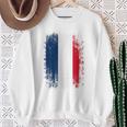Vintage France Distressed Flag Illustration Graphic s スウェットシャツ 年配の女性への贈り物