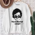 Viva La Libertad Carajo La Libertad Avanza ハビエル・ミレイ スウェットシャツ 年配の女性への贈り物