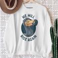 We Will Rise Again 絶滅した飛べないドードー スウェットシャツ 年配の女性への贈り物