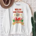 Welsh Dragon Wales ラグビートップ 長袖tシャツ スウェットシャツ 年配の女性への贈り物