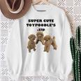 【Super Cute Toypoodles】トイプードル 実写 スウェットシャツ 年配の女性への贈り物