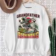 おじいちゃん ランニング ニンジャ メンズ おもしろ スウェットシャツ 年配の女性への贈り物
