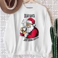 おもしろい親愛なるサンタさん、コーヒーを持ってきてクリスマスクリスマス スウェットシャツ 年配の女性への贈り物