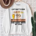 ただビール飲みたい&吊るしw おれのシーズーー スウェットシャツ 年配の女性への贈り物