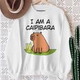 アイ・アム・ア・カイピバラ～カイピリーニャ・カクテル好きのカピバラ～ スウェットシャツ 年配の女性への贈り物