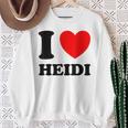 アイ・ラブ・ハイジ スウェットシャツ 年配の女性への贈り物