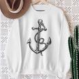 アンカー モチーフ アンカー 船 錨 海 錨 スウェットシャツ 年配の女性への贈り物