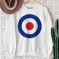 イギリス空軍の様式化されたラウンデル旗 スウェットシャツ 年配の女性への贈り物