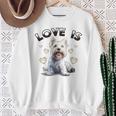 ウェスティ・ウェスト・ハイランド・ホワイト・テリア犬種愛は スウェットシャツ 年配の女性への贈り物