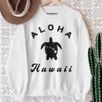 ウミガメ アロハ ハワイ Hi ハワイアンアイランド ホヌ ビンテージ クール スウェットシャツ 年配の女性への贈り物