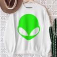 エイリアンヘッド グリーンフェイス ファニービリーブ Ufo ヒューマンコスチューム Edm 長袖tシャツ スウェットシャツ 年配の女性への贈り物