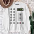 エレベーターボタン おもしろエレベーター スウェットシャツ 年配の女性への贈り物