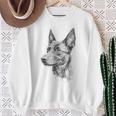 オーストラリアンケルピー 犬 モチーフ ペット アートワーク オーストラリアンケルピー スウェットシャツ 年配の女性への贈り物