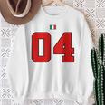 カレッジ 04 ナンバー スタイル ヴィンテージ イタリア国旗 スウェットシャツ 年配の女性への贈り物