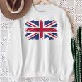 グウェントuk、イギリスの国旗、ユニオンフラッググウェント 長袖tシャツ スウェットシャツ 年配の女性への贈り物