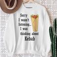 ケバブ愛好家 トルコ料理 デュラム シャワルマ スウェットシャツ 年配の女性への贈り物