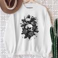 ゴシック フローラル アートワーク ゴス 美的 ローズ オルタナティブ フローラル スウェットシャツ 年配の女性への贈り物