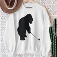 ゴリラゴルフシルエット スウェットシャツ 年配の女性への贈り物