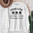 サイドライン ソーシャルクラブ ピーナッツギャラリー サッカーライフ おもしろサッカー スウェットシャツ 年配の女性への贈り物