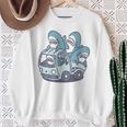 サメがたくさんトラックに スウェットシャツ 年配の女性への贈り物