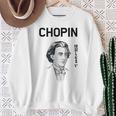ショパン 練習しなさい ピアノ ピアノ教室 クラシック音楽 ジャズ音楽 ピアノ好き ネタ おもしろ スウェットシャツ 年配の女性への贈り物