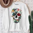 スカルフラワー チューリップ シュガースカルツリー フローラル スカルローズ スウェットシャツ 年配の女性への贈り物